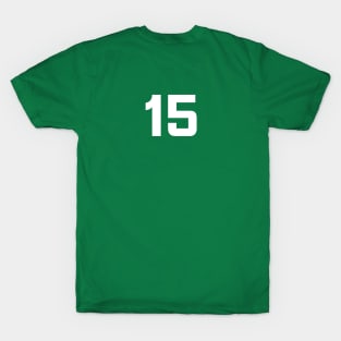 Number Fifteen - 15 - Any Color - Team Sports Numbered Uniform Jersey - Birthday Gift T-Shirt